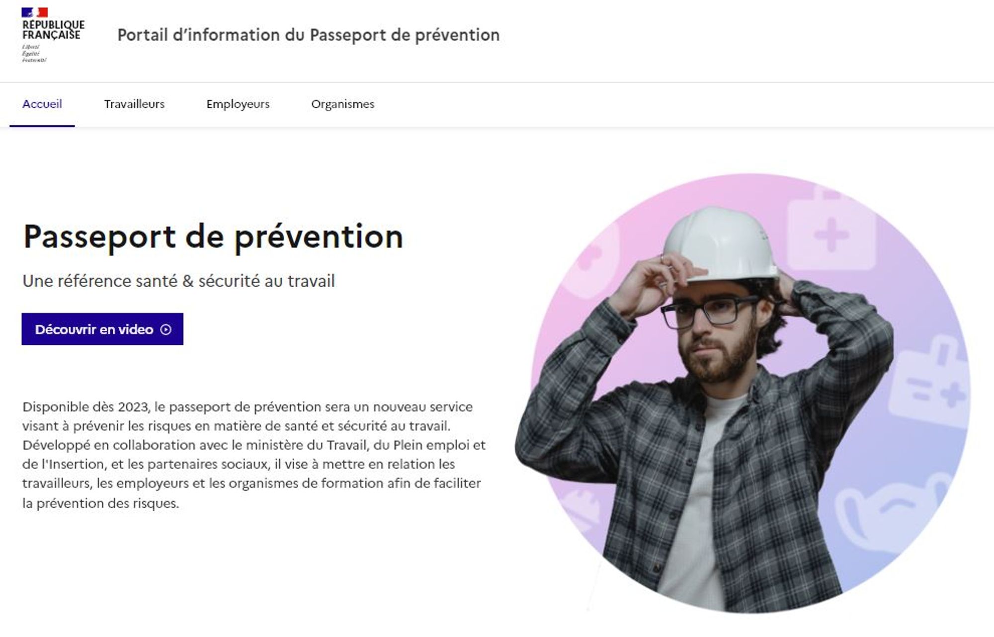 Passeport prévention : un portail web pour s'informer