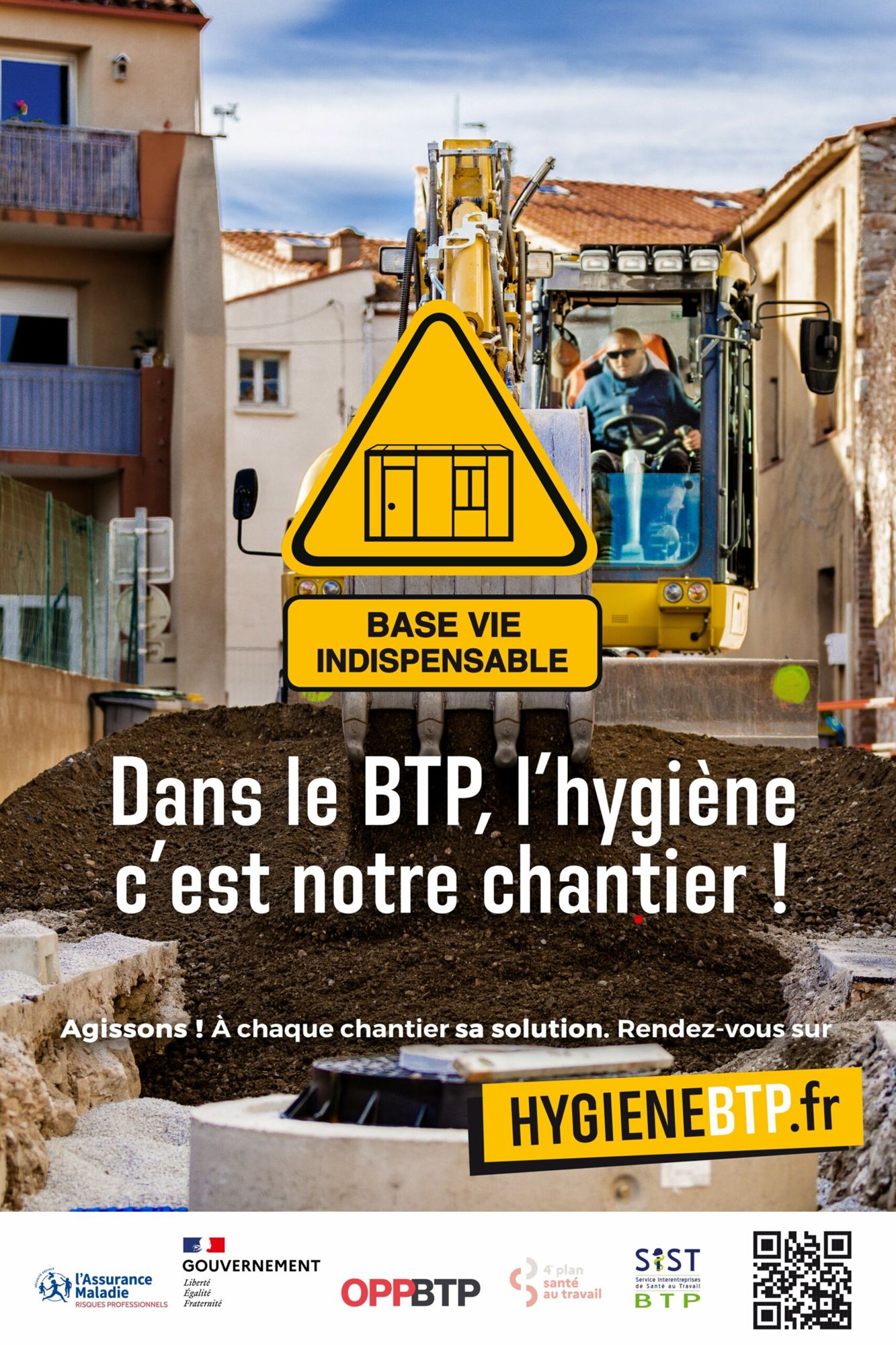 Amélioration de l'hygiène sur les chantiers du BTP