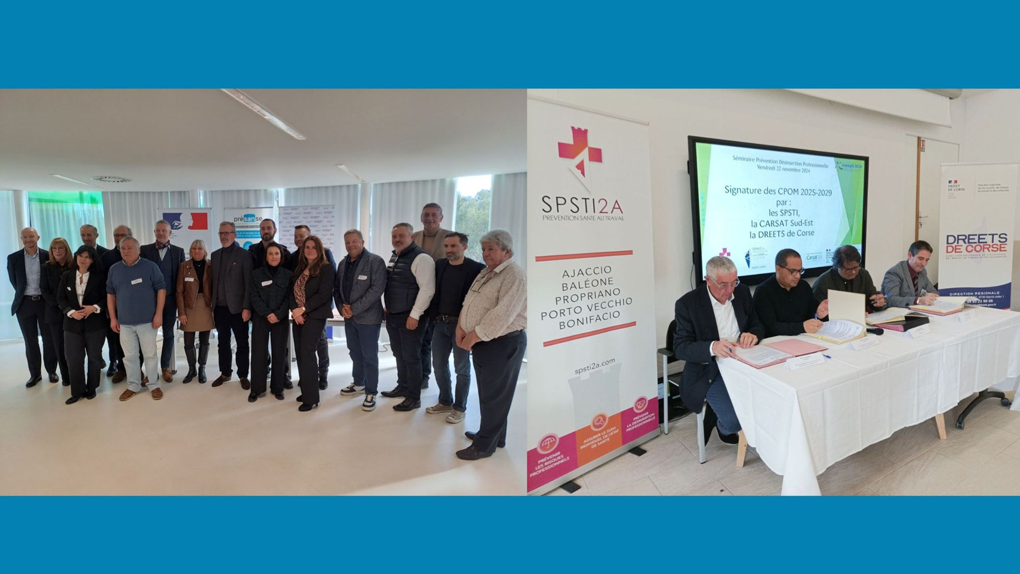 Signature des CPOM 2025-2029 : une avancée majeure pour la santé au travail en PACA et Corse