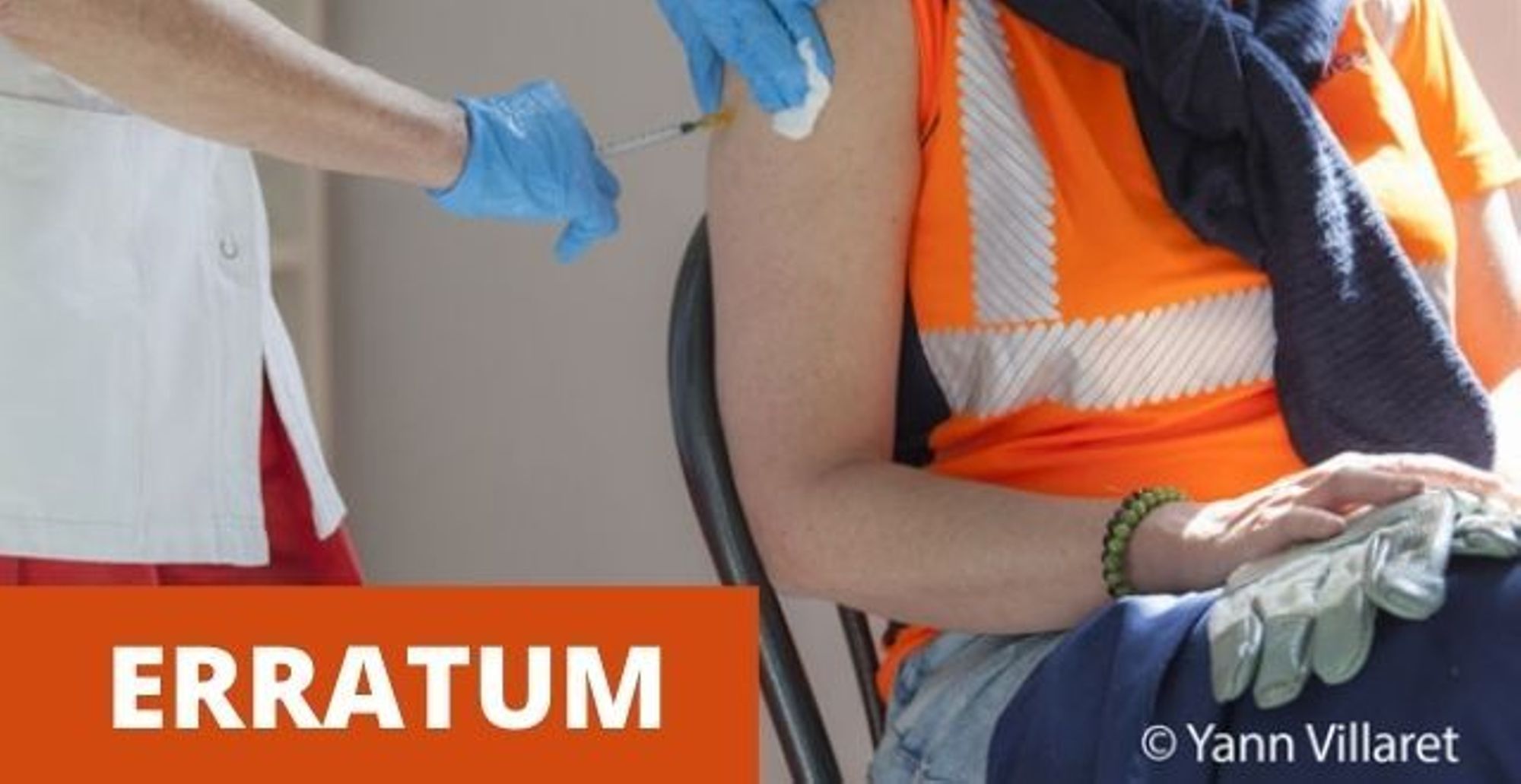 ERRATUM : élargissement de la vaccination Covid-19