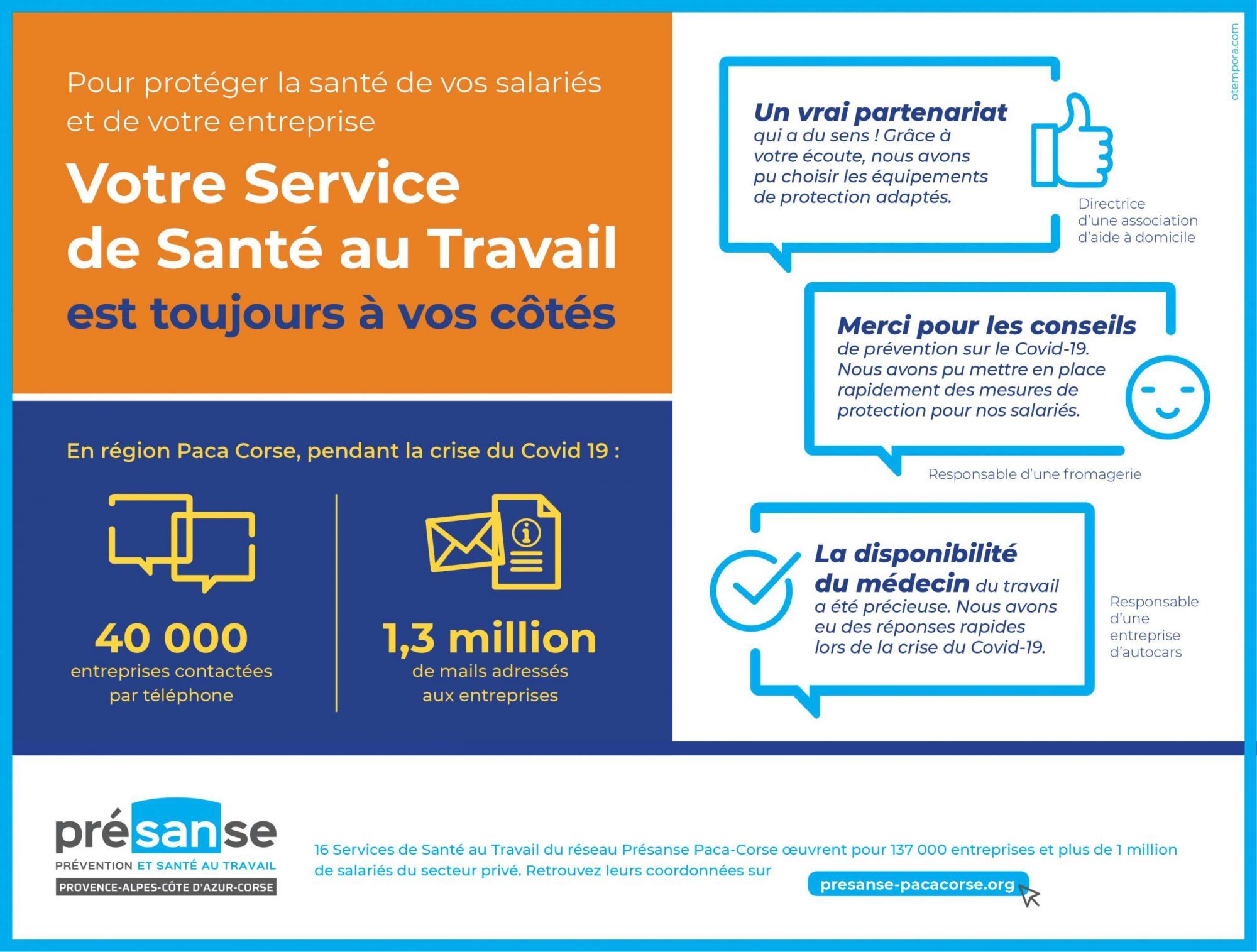 Votre service de santé au travail, toujours à vos côtés