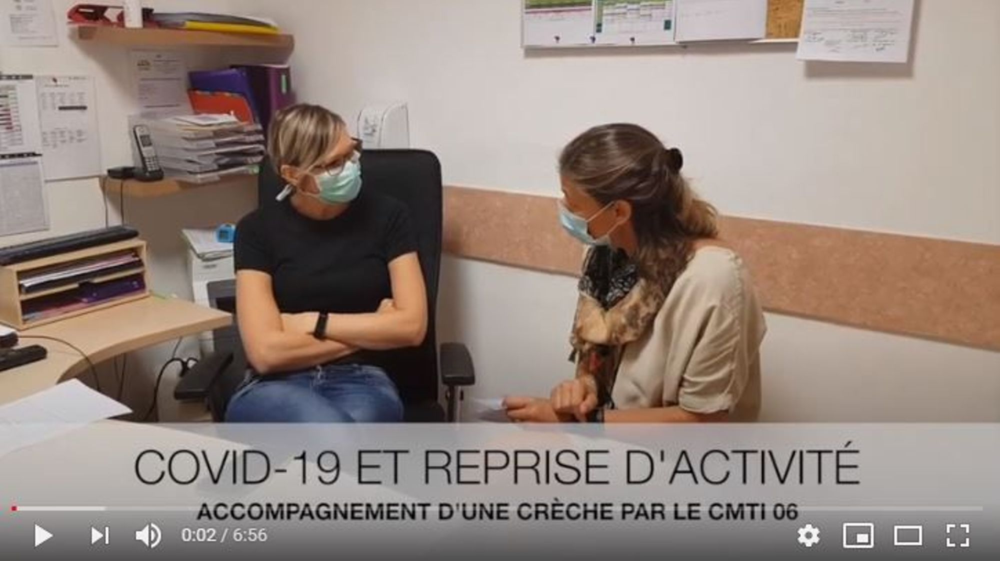 Covid-19 et reprise d'activité : accompagnement d'une crèche par le CMTI 06