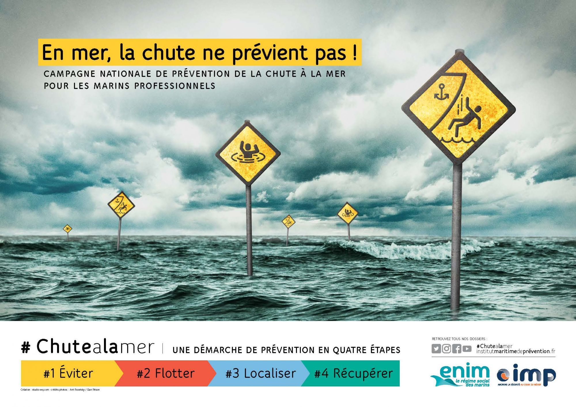 Marins professionnels : en mer, la chute ne prévient pas !