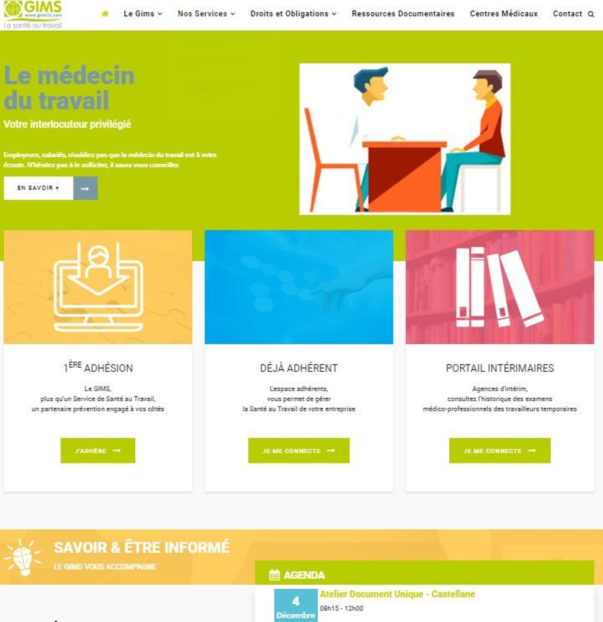 Le GIMS 13  a lancé son nouveau site internet