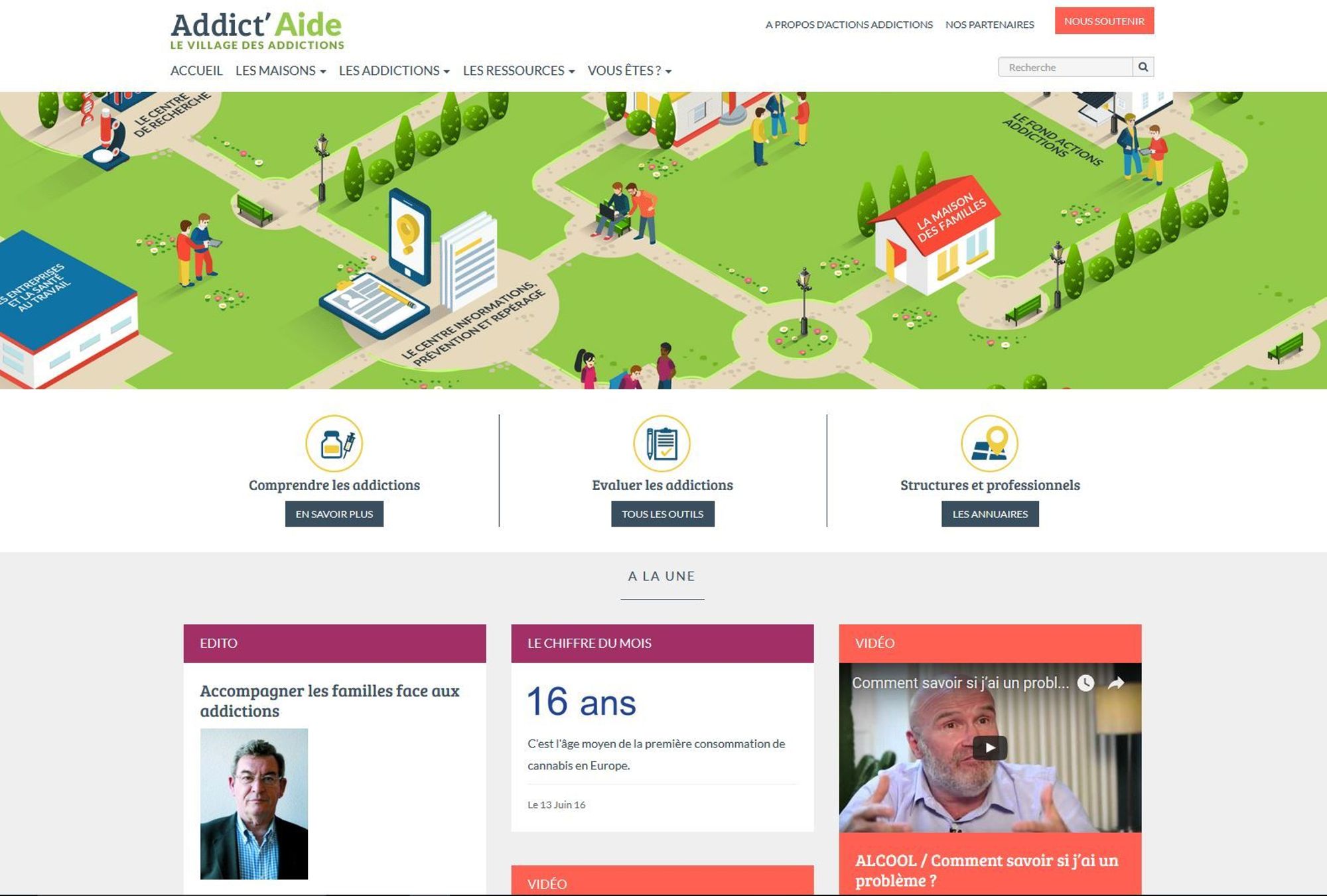 Addict'Aide : un site web contre les addictions