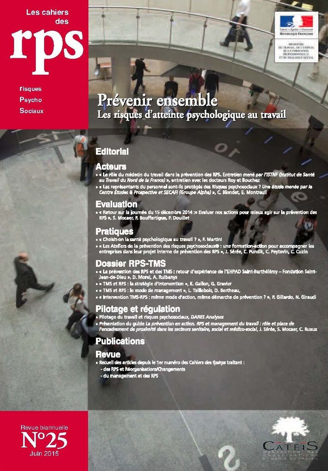 Les cahiers des RPS (n°25)