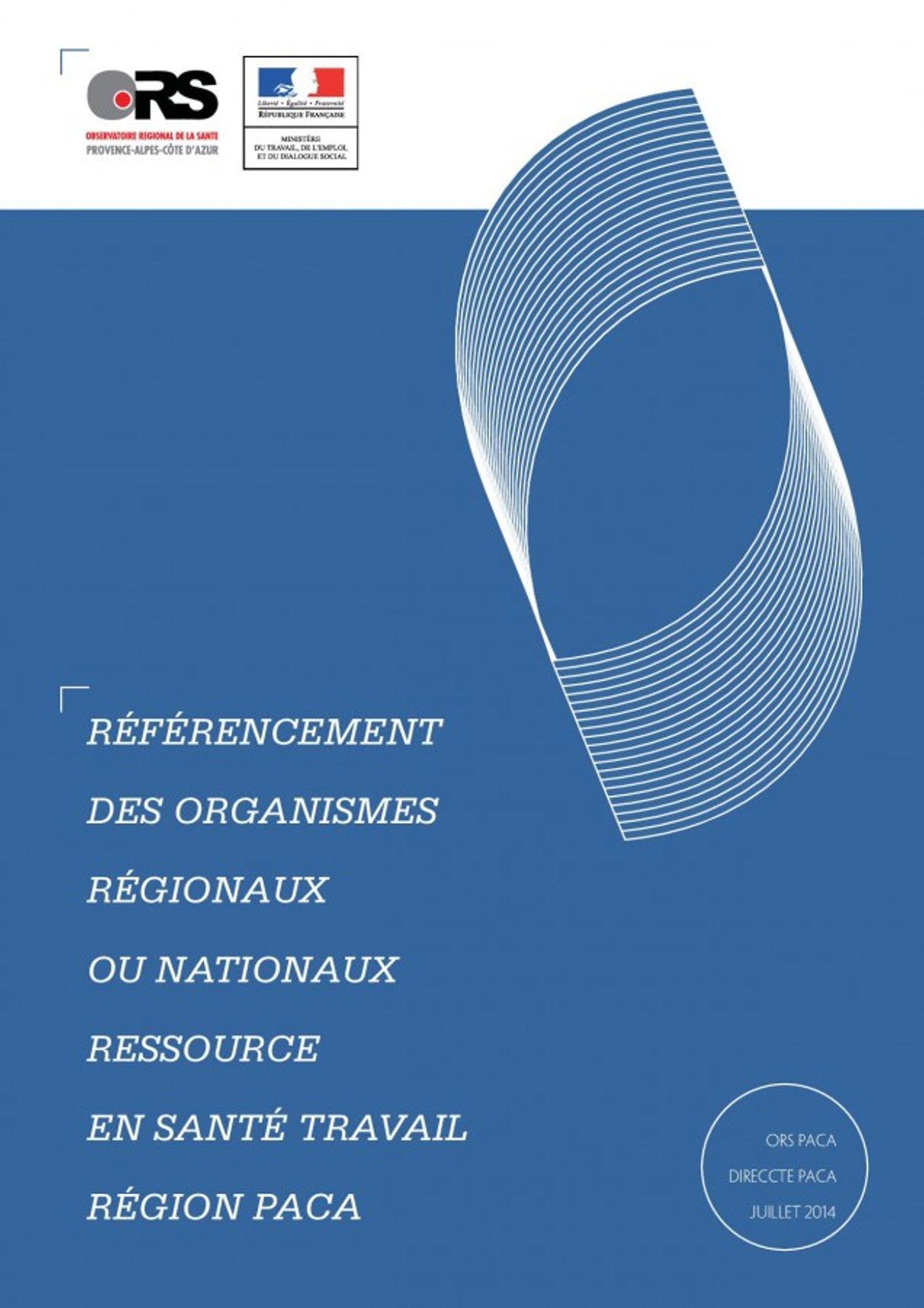 Référencement des organismes ressources en Santé Travail en Paca