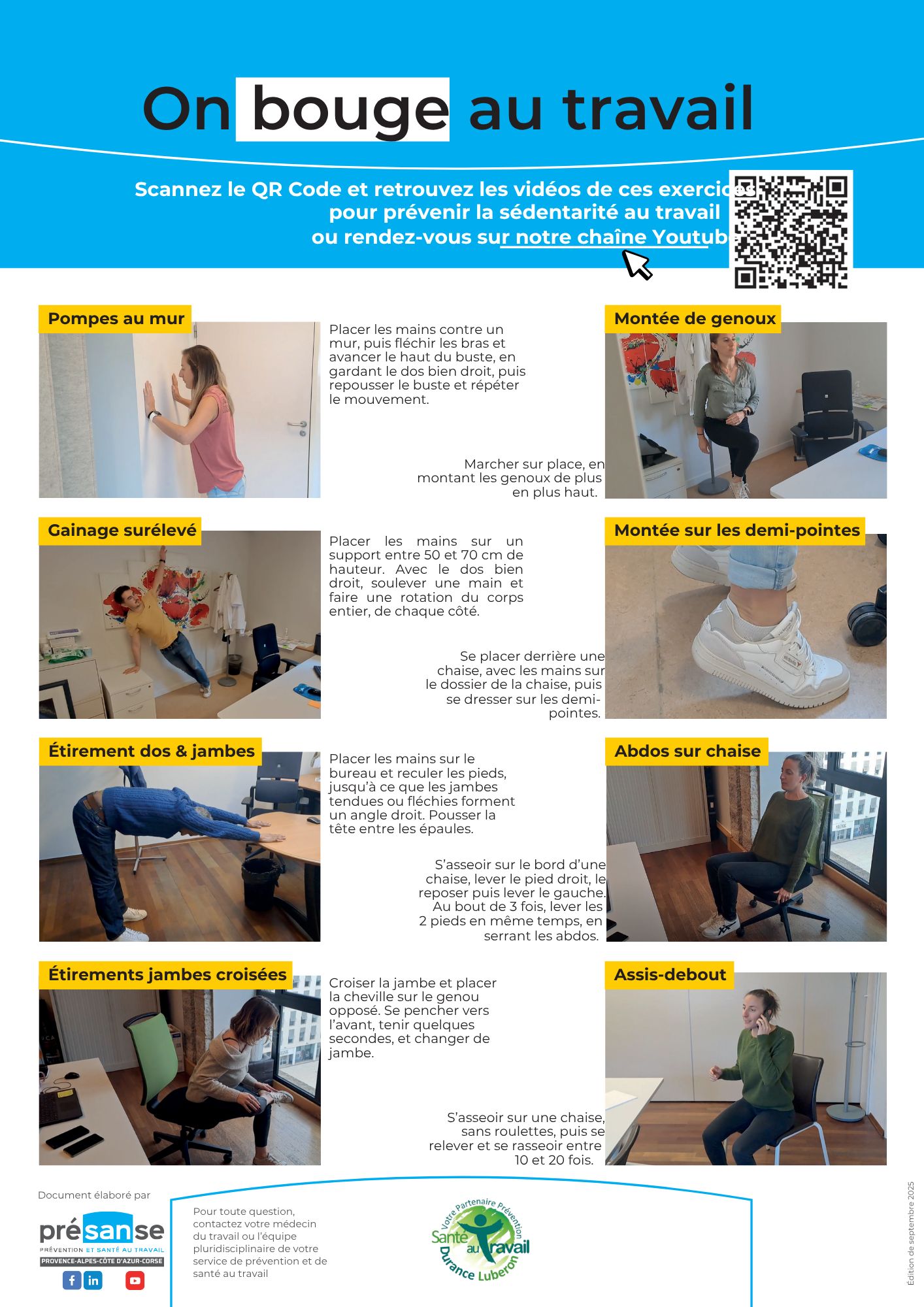 On bouge au travail